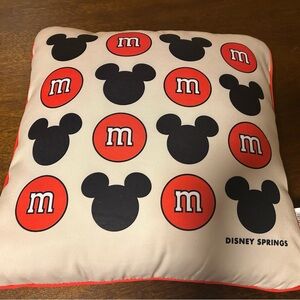 Official Disney Mickey and M&M pillow